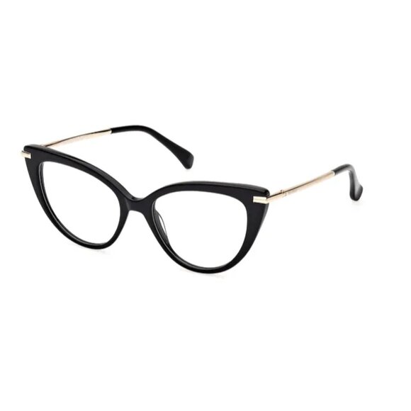 NEW MAX MARA EYEGLASSES MM5145 001 BLACK WOMEN EYEWEAR